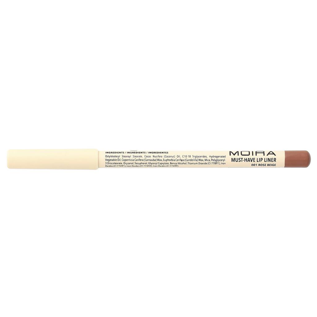 Moira Beauty, Must-Have Lip Liner, 001 Rose Beige, 1.1g (0.04oz)