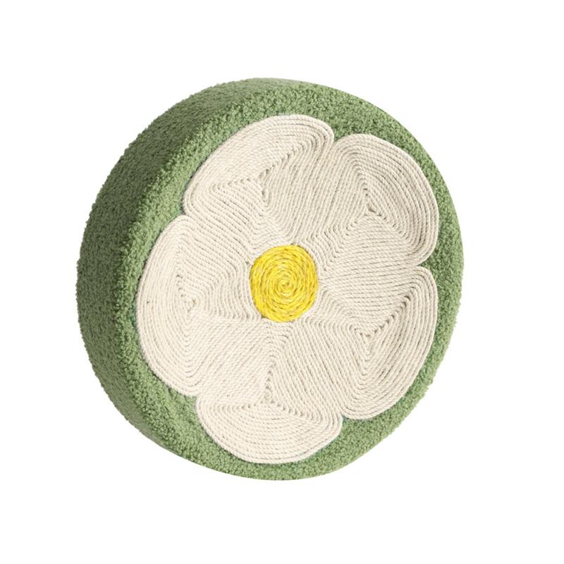 Круглая Когтеточка для кошек, сизаль, скребок для когтей, шлифовальная машина, защита для мебели, обучающие игрушки для кошек