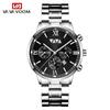 VA VA VOOM 2022 New Fashion Mens Watches with Stainless Steel Top Brand Luxury Sports Chronograph Quartz Watch Men Relogio Masculino