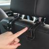 Universal Car Headrest Back Seat Hook Hanger Vehicle Organizer Holder for Handbags Purses Coats Grocery Bags