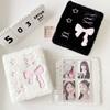 Balletcore Chasing Idol Photo Album Korean Style Bow Card Binder Plush Photocard Holder  Mini Photo