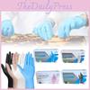 High-quality Disposable Black Nitrile Gloves Food Grade For Kitchen And Bbq Cleaning Tasks