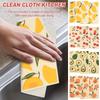 8/2Pcs Kitchen Dish Towels Absorbent Swedish Dishcloths Kitchen Dish Rags Reusable Kitchen Dishcloths Washable Dish Towels