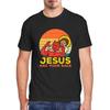Oversized T Shirt Mens Streetwear Top Jesus Has Your Back Jiu Jitsu Retro Christian Men Shirt High Quality Harajuku Clothing