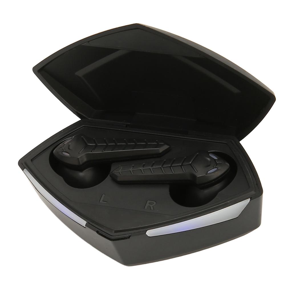 Bluetooth Gaming Earbuds Stereo Low Latency Dual Modes Wireless Earphone with Built In Mic for Phone Laptop Black