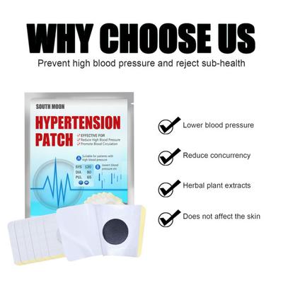 Yousheng 10 шт. антигипертензивные оздоровительные наклейки простые в использовании портативные травяные экстракты растительная эссенция успокаивающий гипертонию уход оздоровительный пластырь