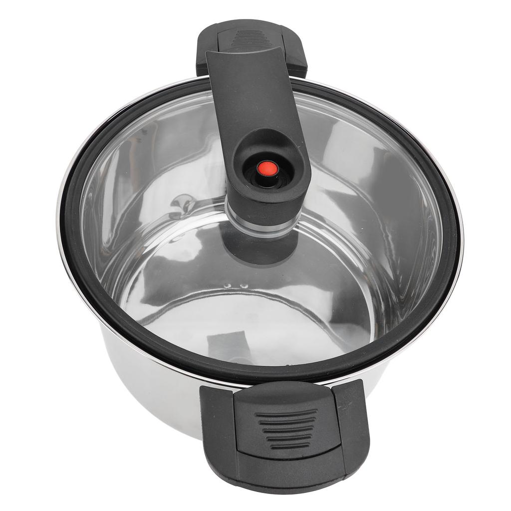 Микроскороварка многофункциональная бытовая скороварка из нержавеющей стали кастрюля для супа со стеклом