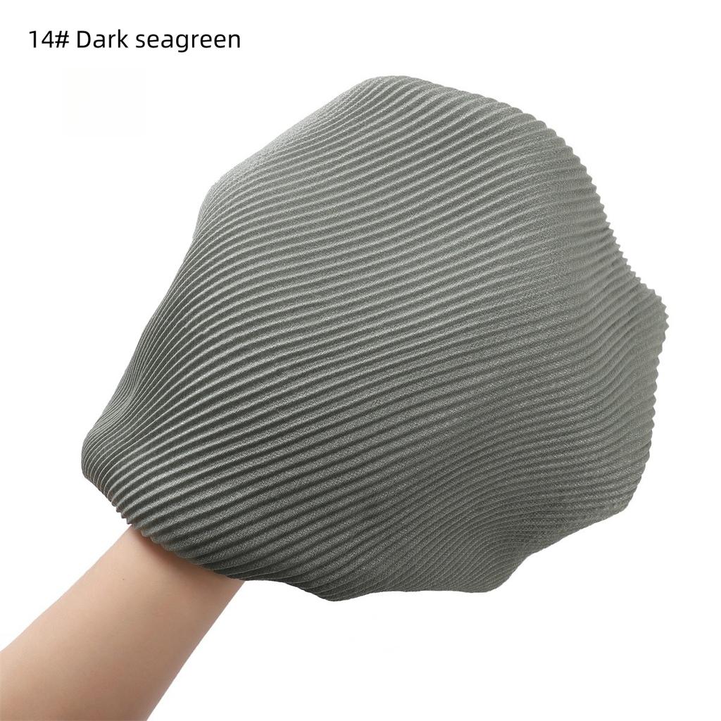 High Quality Breathable Women's Shiny Pleated Hijab Scarf Fashion Polyester Golden Sliver Crinkle Head Wraps Islamic Turban