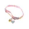 Cute Lovely Sweet Pet Collar Necklace Dog Cat Collar With Bell Pendant Adjustable Small Medium Dogs Puppy Safety Buckle Pet Supplies