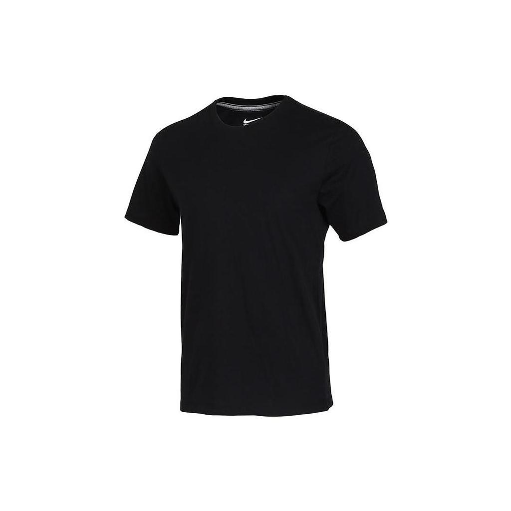Nike T Shirts Men's Black Crew Neck Moderate Straight Fit BQ2971-010