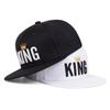 Children Crown KING Embroidery Baseball Hat Boys and Girls Adjustable Cotton Hats Outdoors Flat Top Cap Hip Hop Caps