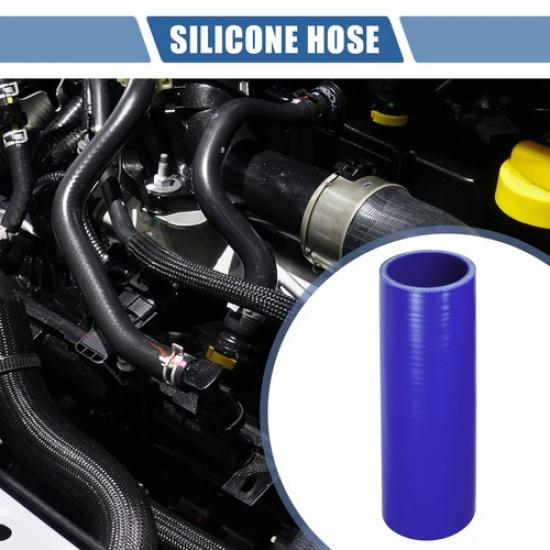 57mm 224" ID 200mm 787" Length 0 Degree Blue Car Silicone Hose Universal
