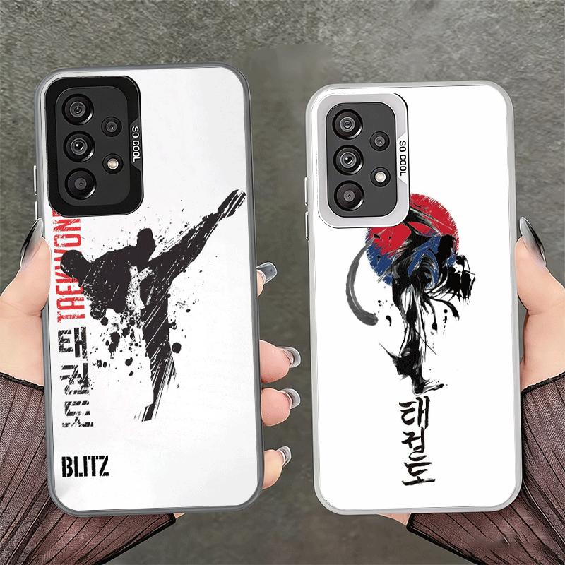 Taekwondo Kungfu Desgin Shockproof Phone Case for Samsung A17 A16 A15 A14 A37 A57 A36 A56 A26 A35 A55 A25 A34 A54 A24 A13 A23 A3