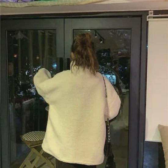 Женское универсальное пальто из овечьей шерсти – модный свободный крой на осень/зиму