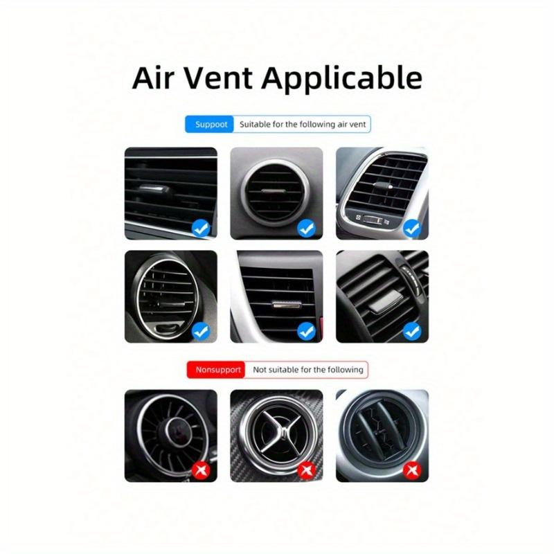 1 шт. Автомобильный держатель для телефона с креплением на воздуховод, Автомобильный держатель для телефона, Подставка для телефона для навигации