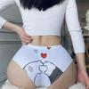 Women Sexy Panties One Size Cute Underwear Lady Heart Pattern Underpant Brief Female Lingerie