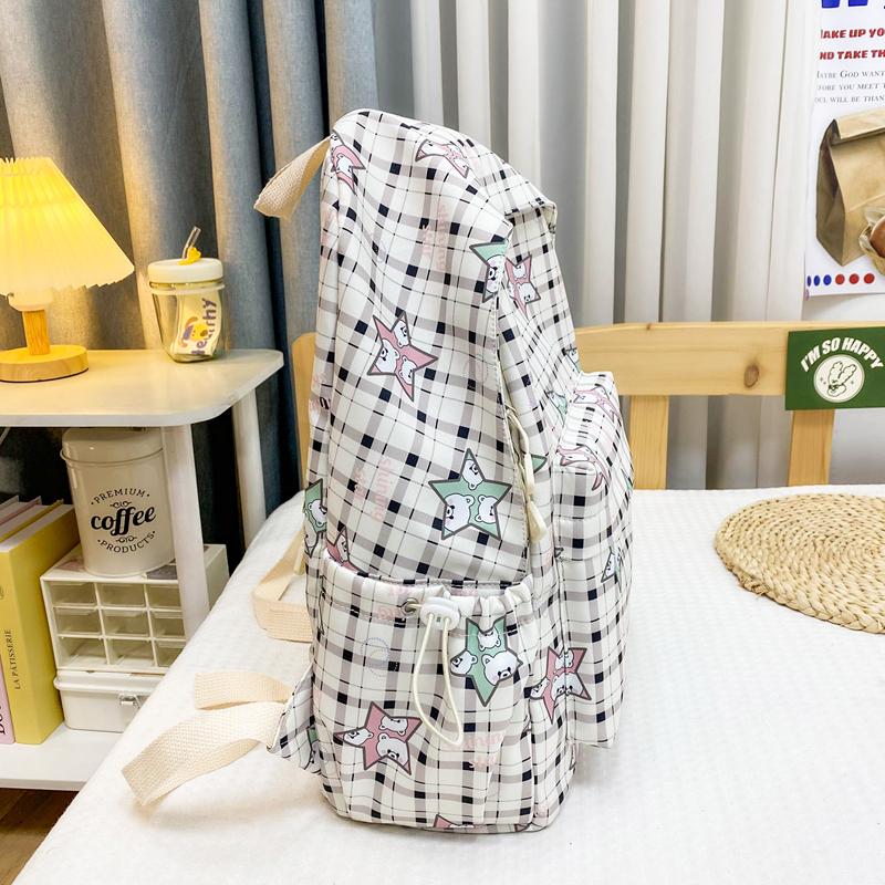 Большой вместительный легкий рюкзак с мультяшным принтом женский рюкзак школьный рюкзак для студента