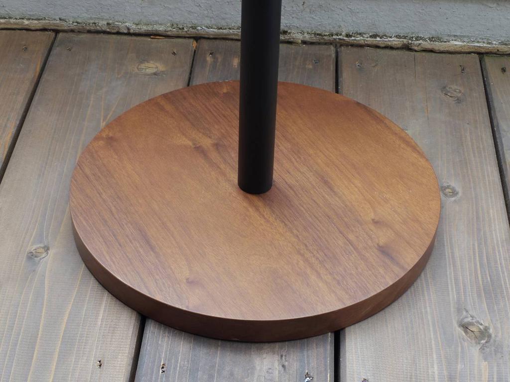 Miyatake Seisakusho FORESTA Вешалка-стойка 40 см шириной x 40 см глубиной x 150 см высотой, Высокая, Коричневая/Черная, Компактная, P-1500