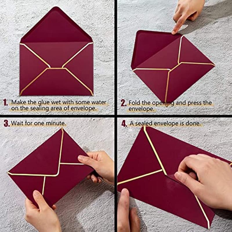 10 шт./упаковка винтажных конвертов в стиле Пномпеня в стиле вестерн, приглашений на свадьбу, поздравительных открыток, подарков