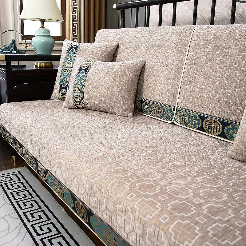 Китайский хлопок чехлы для диванов домашние животные детские коврики диваны полотенце противоскользящий чехол для дивана съемный диван одеяло для гостиной