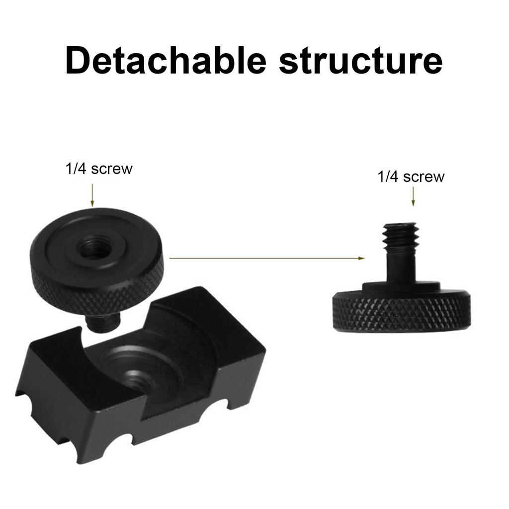 Зажим для кабеля данных видеокамеры Алюминиевый защитный замок для кабеля Подходит для кабеля платы быстрого крепления зеркальной камеры