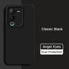 Angel Eyes Square Liquid Silicone Back Cover для VIVO V25 Pro 5G Global Phone Case VIVOV25Pro VIVOV25 V25Pro Soft Shield Armor
