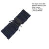 Women Elastic Woven Dress Belt Punk Style Denim Stretchy Corset Wide Edge All-match Retro Fabric Skirt Belt