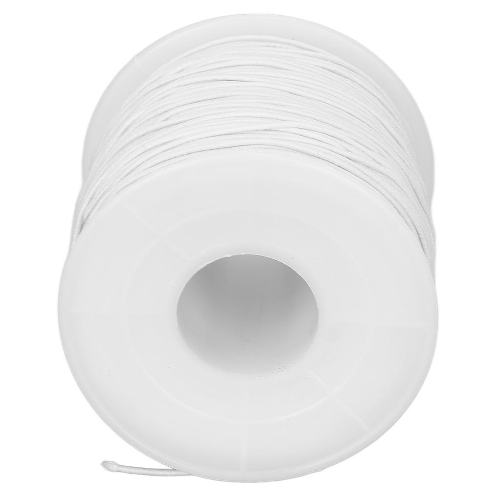 Elastic Thread Polyester String DIY Jewelry Necklace Bracelet Rope Craft Accessories White 100m