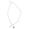 Loewe Logo Pattern Decorative Personality Brass Necklace Women necklace Silver N691420X01-9230