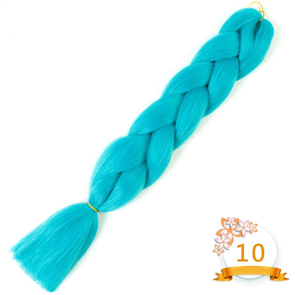 Синтетические плетеные волосы 24 дюйма Jumbo Braid Ombre Jumbo Наращивание волос для женщин DIY Косички для волос Фиолетовый Розовый Желтый Красный