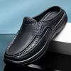 2025 New Men's EVA Slip-On Sandals Toe-Cover Kitchen Slippers for Indoor/Outdoor Non-Slip Summer Comfort Shoes Wide Width Design