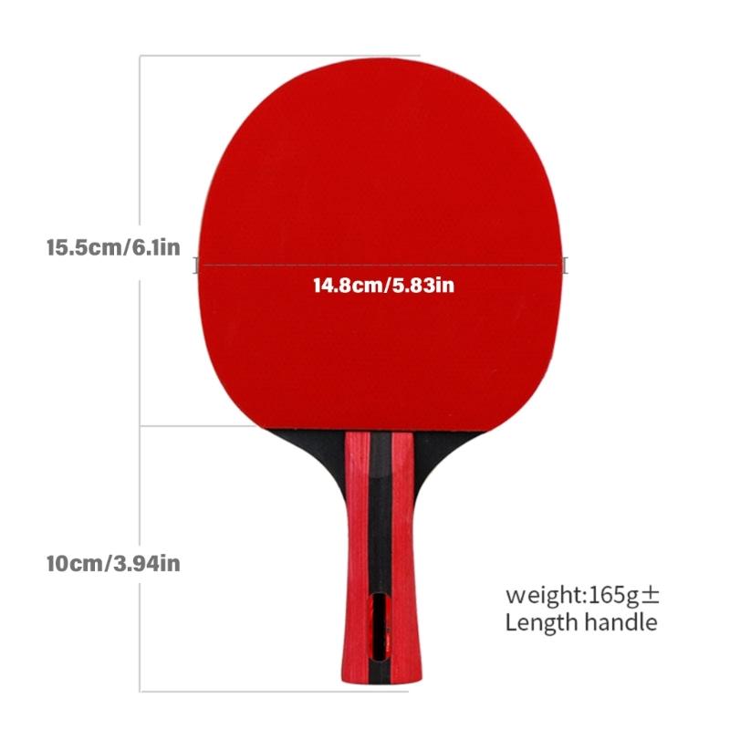 Pingpong Training Bat Rubber Racket Table Tennis Handle for Improving Table Tennis Pingpong Bat Table Tennis Paddle Set