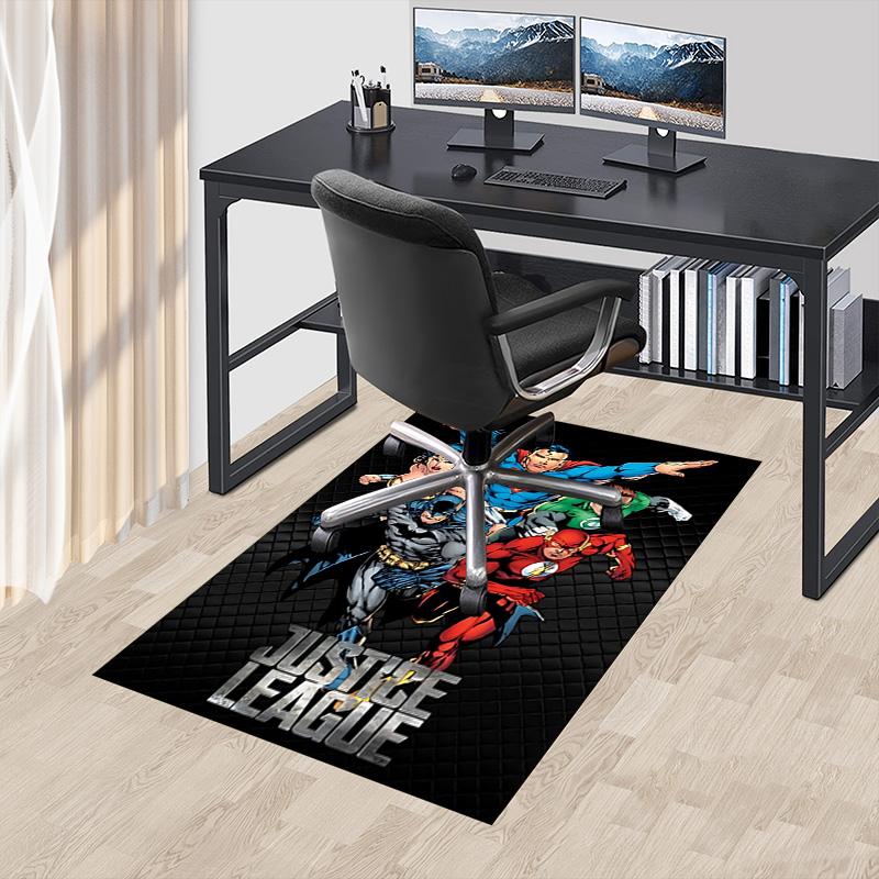 Justice League Heroes United Carpet For Playroom Bedroom Living Room Sofa Home Decorkids Game Area Rug Nonslip Floor Mat