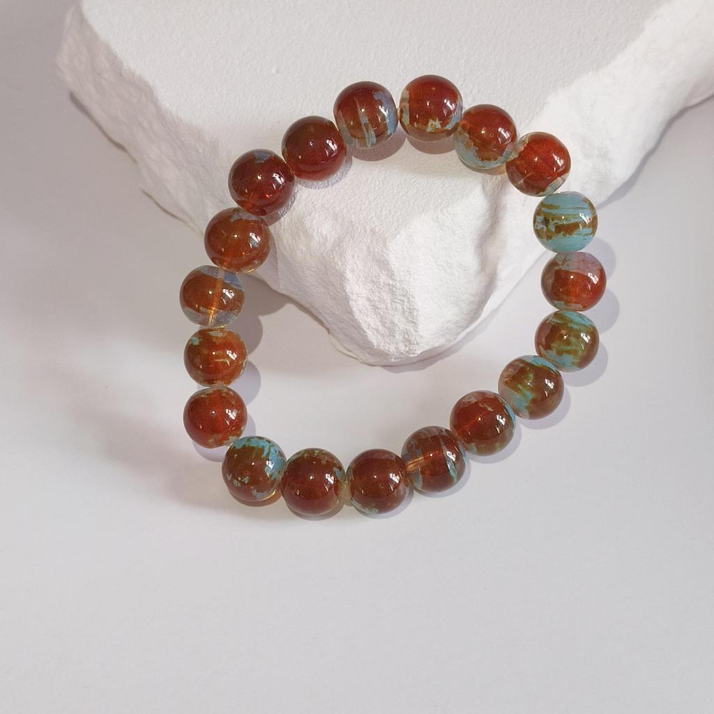 Новый градиентный браслет из бисера - идеальный летний подарок для девушек и студентов