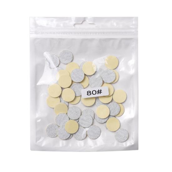 50 шт. сменная безопасная самоклеящаяся наждачная бумага для педикюра 15 мм полировальный диск наждачная бумага для домашнего хозяйства