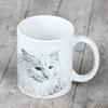 Turkish Angora - cup with a cat, cute cup with graphics, a gift with your photo from the Art-Dog brand