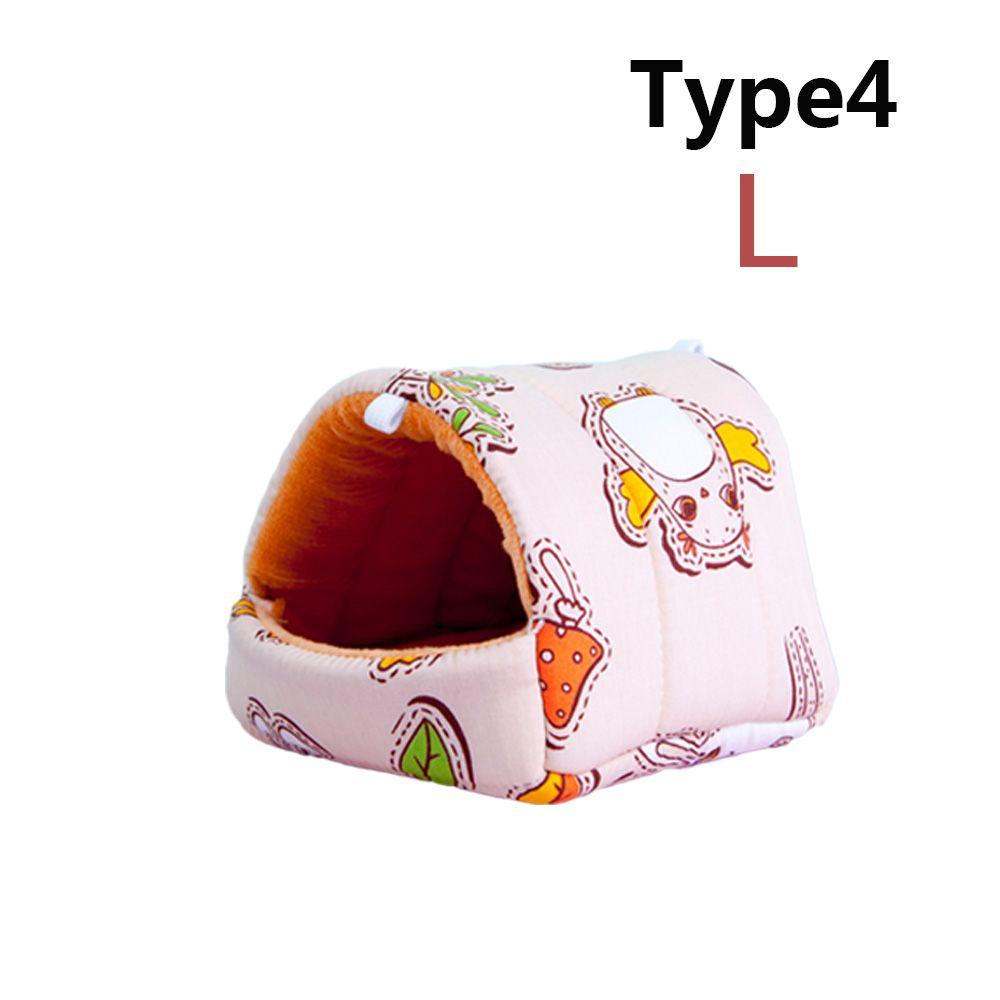 Winter Rabbit Squirrel Mini Cage Small Animal Sleeping Bed Hamster House Guinea Pig Nest Warm Mat