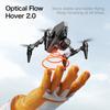 Remote Control Drone with 4K Dual Cameras Obstacle Avoidance Optical Flow Positioning Headless Kids Adults Beginner Foldable 2.4GHz RC Quadcopter Toy