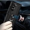 Прочный противоударный чехол военного класса для Samsung Galaxy Z Fold 7 6 5 4 5G с кольцом-держателем для пальцев, автомобильным держателем и защитной крышкой для магнитного шарнира