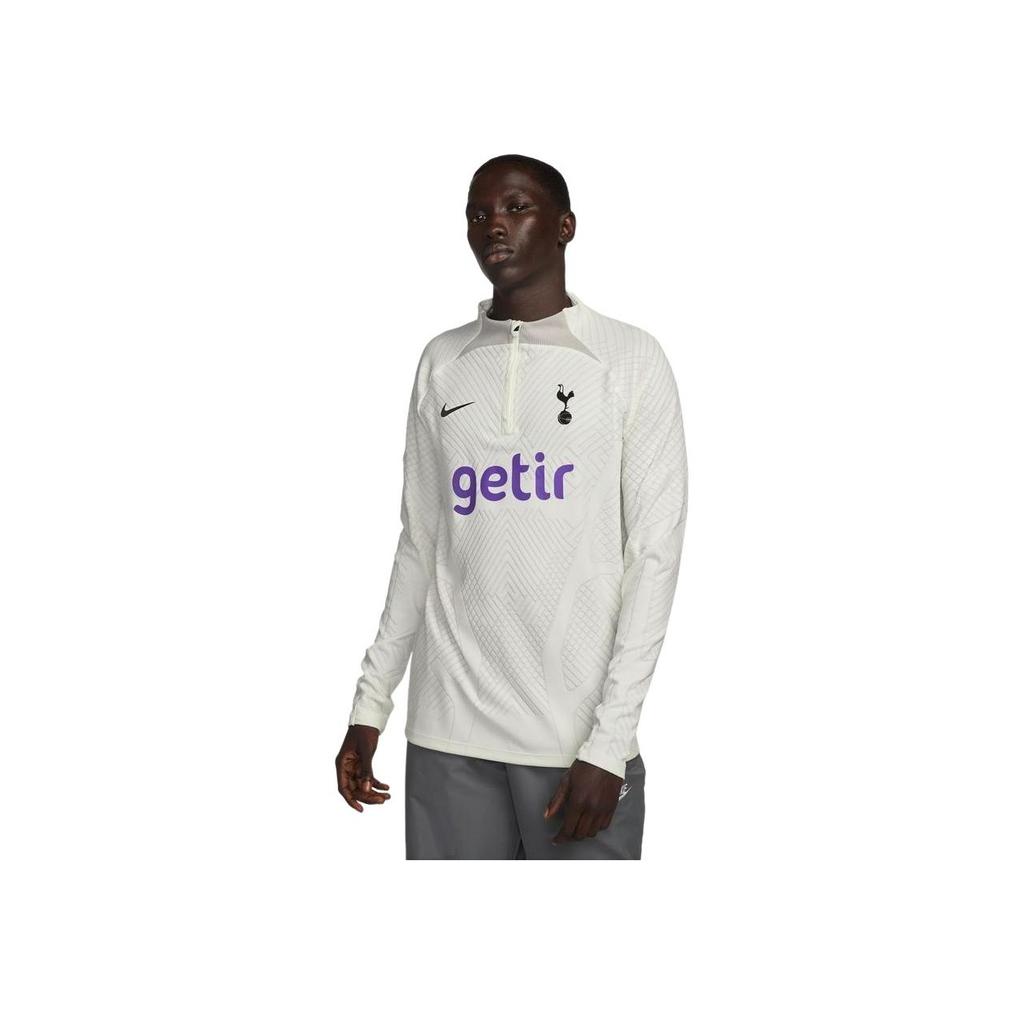 Nike Футболка мужская Dri-FIT ADV Strike Elite с буквенным принтом, повседневная, спортивная, с круглым вырезом и длинным рукавом, белая DN2791-133
