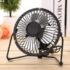 4 inch Portable Metal Mute Table USB Charged Cooling Fan Home Office Air