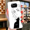 Tokyo Aevengers Black Anime Cover Phone Case For Xiaomi Poco F7 Ultra X7 X6 X5 Pro M7 Redmi 15C 15 13C 13 12C 12 10C 10 9A 9C 9T
