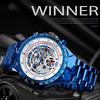 WINNER New Fashion Automatic Mens Watches Luxury Mechanical Wristwatches Hollow Watch