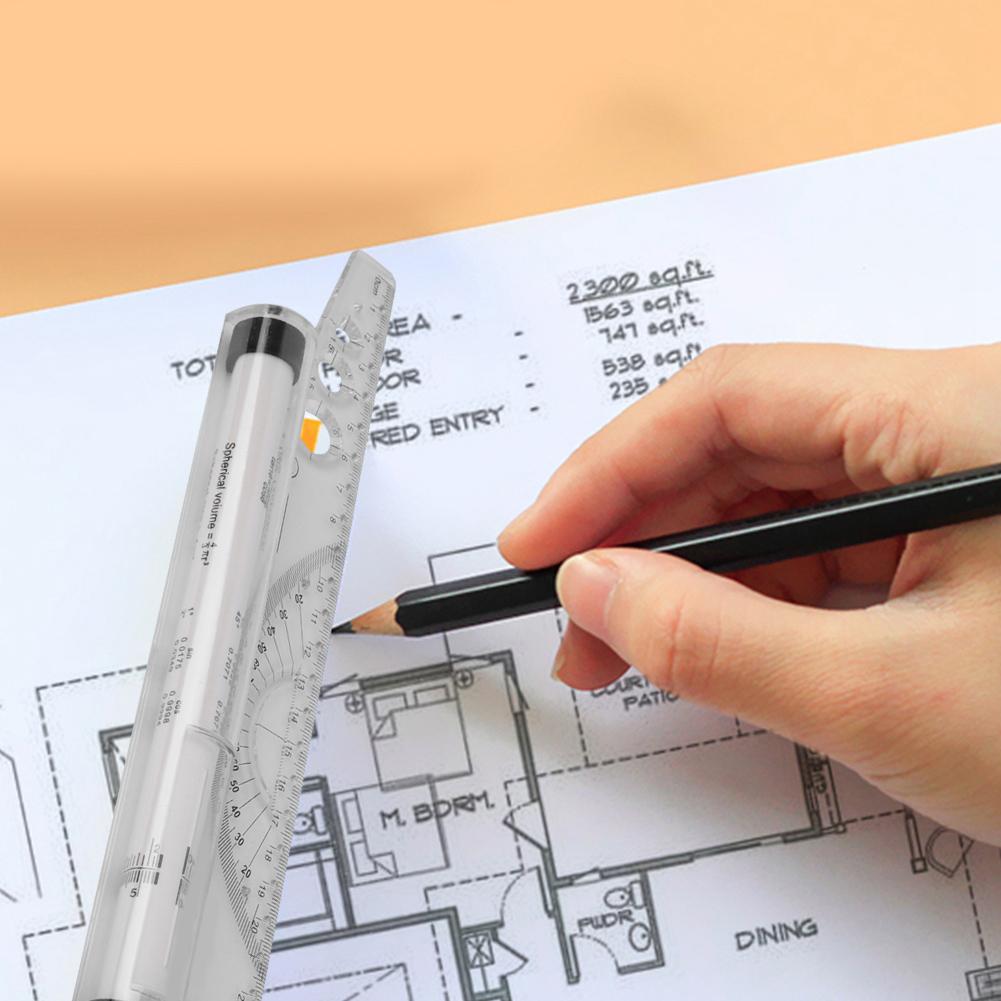 Линейка параллельного рулона, чертежный тип, угловая линейка, художественный измерительный инструмент, длина 30 см