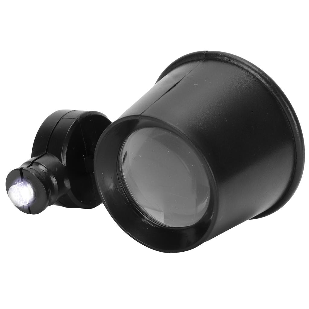 10X Magnifier Portable LED Magnifying Glass Eye Magnifier for Watch Jewelry Repairing
