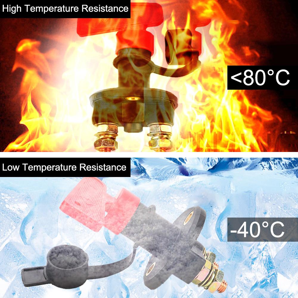 Выключатель массы аккумулятора автомобиля M8 Изолятор питания Выключатель отключения для грузовика лодки морского ATV