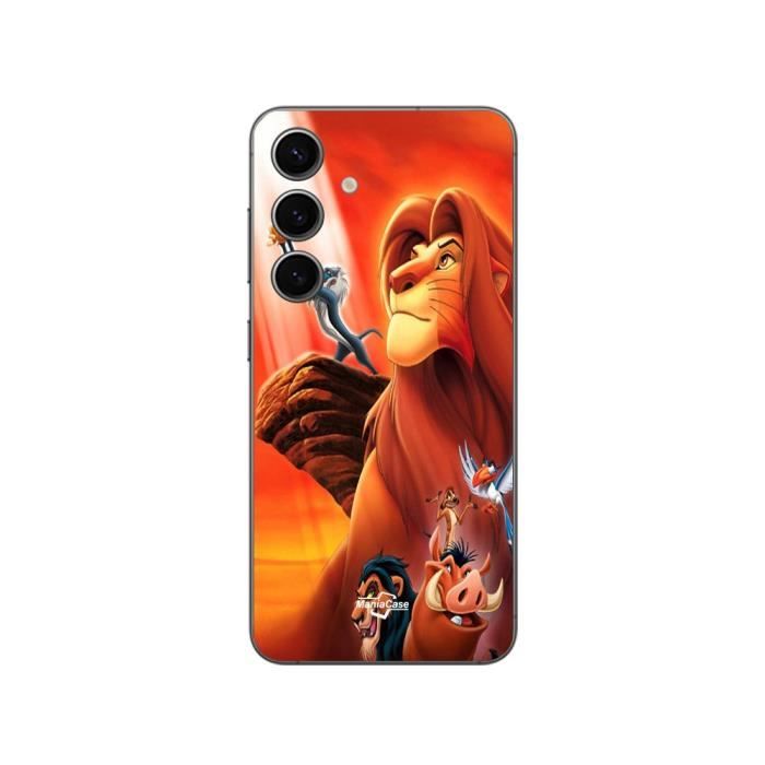 Чехол Samsung Galaxy S24 Король Лев фильм Диснея Симба Нала Муфаса Maniacase