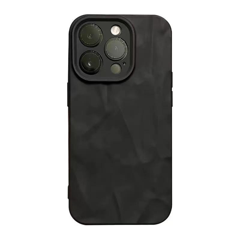 Подходит для чехла для iPhone 15, полноценный матовый чехол Apple, гофрированный силиконовый чехол 16 класса High-end I14Pro
