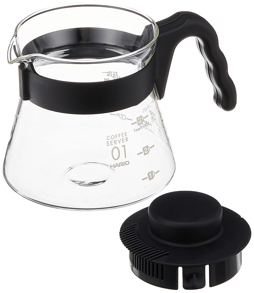 Кофейный сервиз HARIO V60 Safe 450 мл, черный, сделано в Японии, микроволновая печь/посудомоечная машина VCS-01B
