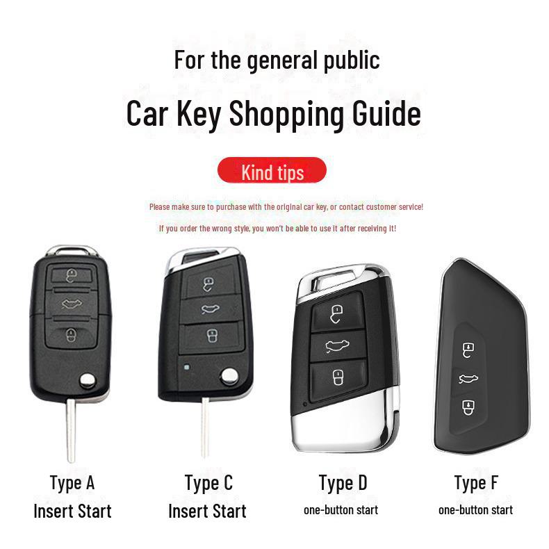 Volkswagen Key Cover for Sagitar, Tiguan, Lavida, Bora, Passat, Lingdu, Yuetu, Anglan, Patrol - Key Bag